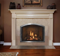 Mendota Arched Full View 34 Gas Fireplace