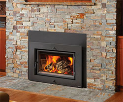 Fireplace Xtrordinaire Large Flush Wood Hybrid-Fyre Wood Insert