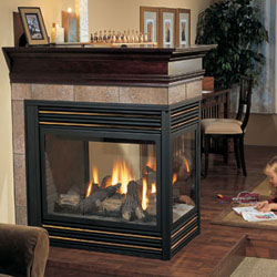 Regency Panorama Three-Sided Direct Vent Gas Fireplace