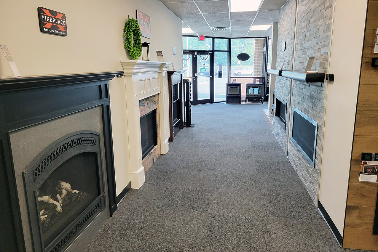 Hearthside Fireplace & Stove: New Showroom Located in East Greenville, PA (Display Inside Showroom)